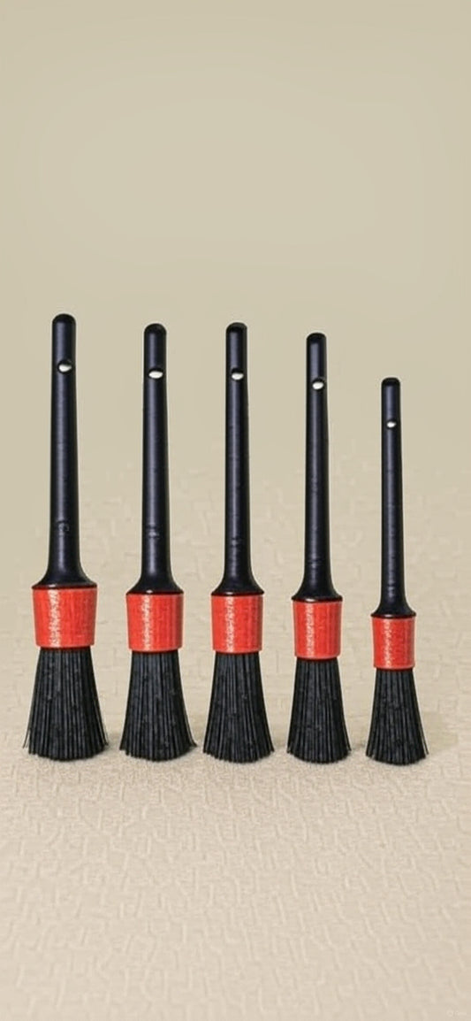 Kit de Pinceaux Nettoyants Auto - 5 Pièces