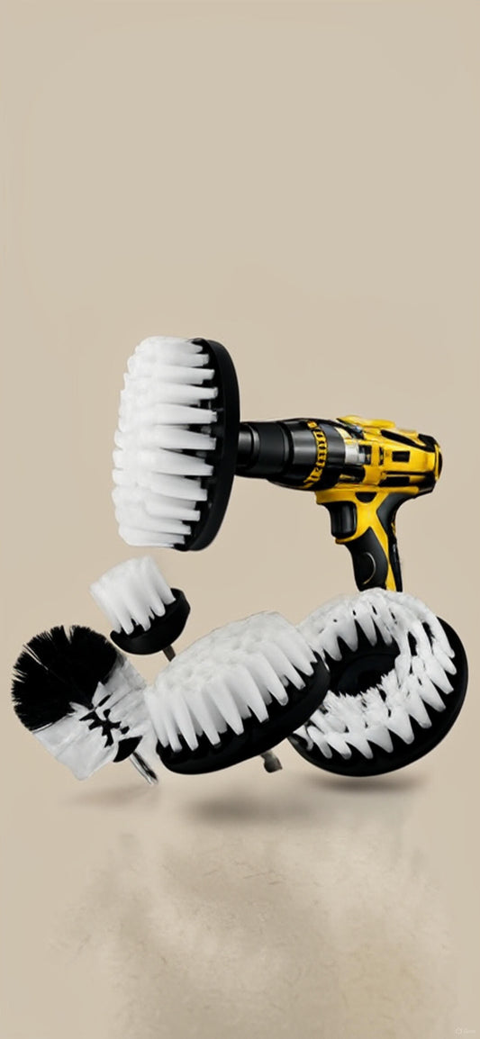 Kit de Brosse Rotative de Nettoyage Puissant et Polyvalent